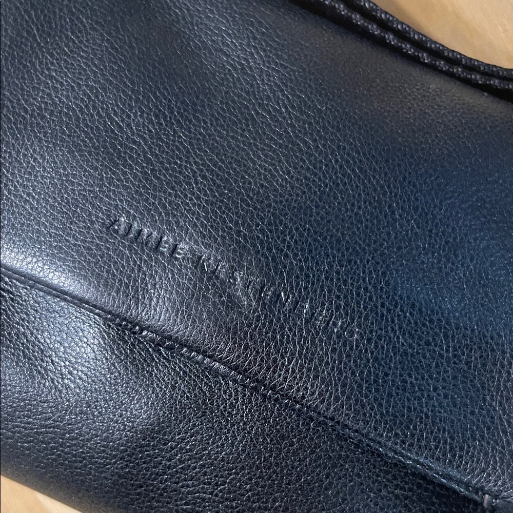 Aimee Kestenberg Broadway Mini Black Leather Crossbody Bag NWT - Picture 2 of 5